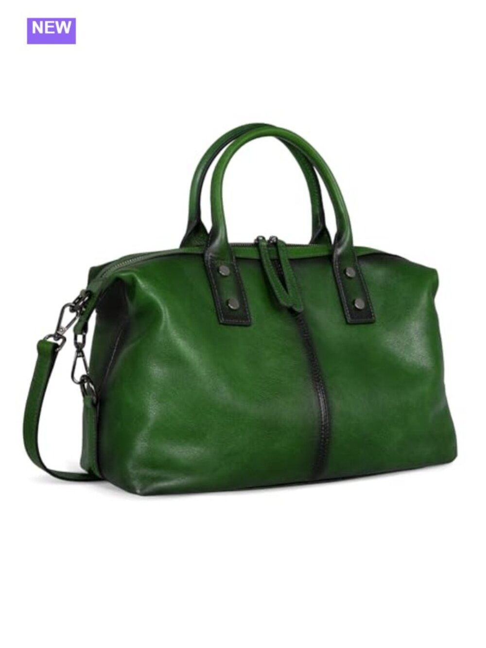 Genuine Leather Satchel Handbag Shoulder Crossbody Tote Purse